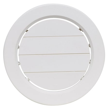 Valterra A/C CEILING REGISTER ADJ. ROTATING 5IN PLASTIC, WHITE, CARDED A10-3358VP